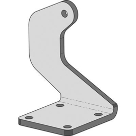 Sommer Paalbeslag gebogen 100/160 L voor Twist XL Art nr. 103309  (SE)