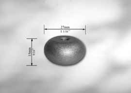OL15~~GEDRAAIDE HALFRONDE BOL