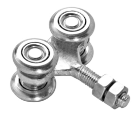 4-PICCOLO~~ROL MET 4 WIELEN - GESTAMPT - 24MM