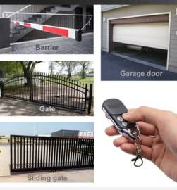 Kijzer Z07-DITEC roling code zender. vervanger voor: de GOL4 BIXLP2 BIXLS2 BIXLG4.Art. 3048  (QU)