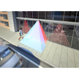 Hotron Radar Beveiliging schuifdeur 3H-IR14 Art nr. RAD504  (NE)