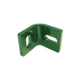 Muurhoek 45x45x40 mm (rechte hoeken) - elektrolytisch verzinkt en gecoat RAL6005 Art. nr. MH60054545406 prijs per Stuk(s) excl. BTW