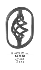 02.140~~TORS H 160X105MM