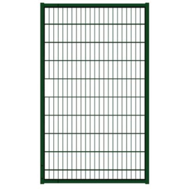 Tuinpoortvleugel 1200x2000 mm met dubbelstaafmatvulling - RAL6005 Art. nr. TPTDM6005120200 prijs per Stuk(s) excl. BTW