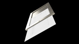 Facila neXt naamplaatje buitenpost D22S en D22F Art nr. 105168  (SE)