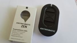 Ditec Entrematic zen2, roling code 433 MHZ zender ook toepasbaar voor vervanger voor de GOL4 met roling code. (met wit, doorzichtige led.)  (QU)