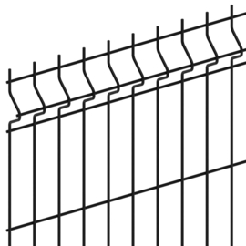 3D enkelstaafmat 1030 mm - RAL9005 Art. nr. TD3D90050501030 prijs per Bundel à 50 stuks excl. BTW