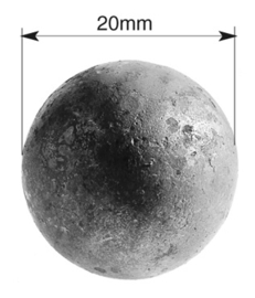GBE20~~RONDE MASSIEVE BOL 20MM  € 0,34    (ME)
