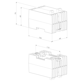Locinix Transformator 12V AC - 25W Art. nr. ACTRANS12V25W  (TH)