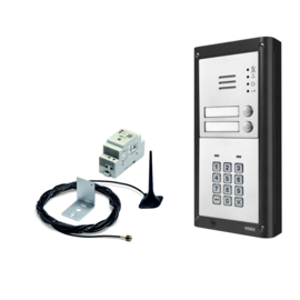 VIDEX  Audiokit GSM 4G opbouw met 2 beldrukkers en codeklavier Art nr. VPN521-4G