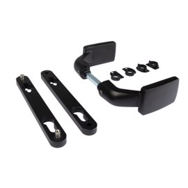 3006FIX-9005~~P00006200-9005 - Krukpaar in geanodiseerd aluminium met vast en-of roterende werking-z