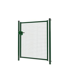 Enkele tuinpoortset met gaasvulling 1200x1500 - RAL6005 Art. nr. TPS6005120150S prijs per Set excl. BTW