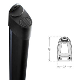 Veiligheidslijst CNDLT 61x1600mm met aparte 8k2 Art nr. 104390  (SE)