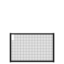 Tuinpoortvleugel 1500x1000 mm met gaasvulling - RAL9005 Art. nr. TPS9005150100 prijs per Stuk(s) excl. BTW