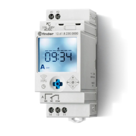 Tijdschakelklok 230V met weekprogramma 1C NFC programmatie Art nr. #REL671  (NE)