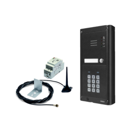 VIDEX  Audiokit GSM 4G opbouw met 1 beldrukker en codeklavier Art nr. VPN511-4G