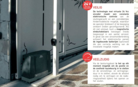 Ditec NES600LS Kit schuifhekaandrijving 600kg basis, 30cm/sec   (HO)