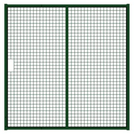 Tuinpoortvleugel 2000x2000 mm met gaasvulling - RAL6005 Art. nr. TPS6005200200  prijs per Stuk(s) excl. BTW