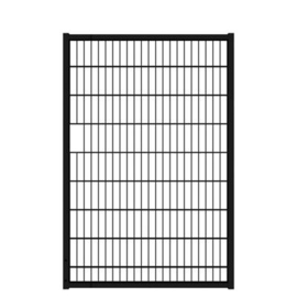 Tuinpoortvleugel 1200x1800 mm met dubbelstaafmatvulling - RAL9005 Art. nr. TPTDM9005120180 prijs per Stuk(s) excl. BTW