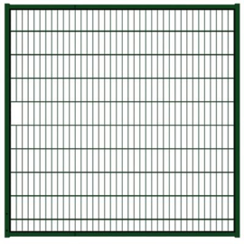 Tuinpoortvleugel 2000x2000 mm met dubbelstaafmatvulling - RAL6005 Art. nr. TPTDM6005200200 prijs per Stuk(s) excl. BTW