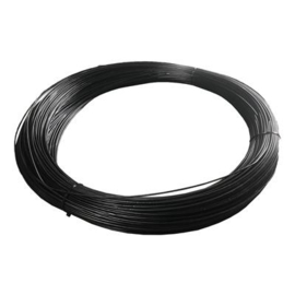 Spandraad 2,5/3,8 mm op rol van 500 mtr - RAL9005 Art. nr. SD90052538500MT prijs per Rol excl. BTW