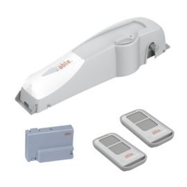 ABLE - Kit DD-SMALL 9000D motor met ontvanger en 2 2kanaals zenders . Art nr. ABLE-KL-DD-SMALL 9000D 230  (NE)