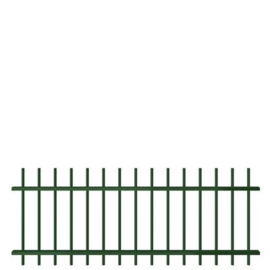 Spijlenvak Orion pro 1000 - h.o.h. 100 mm - sendzimir verzinkt en gecoat RAL6005 Art. nr. VAO1SV60051000 prijs per Stuk(s) excl. BTW