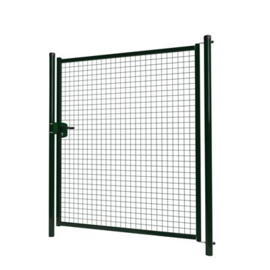 Enkele tuinpoortset met gaasvulling 1500x1800 - RAL6009 Art. nr. TPS6009150180S prijs per Set excl. BTW