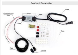 K-408 wofea, uniek type WIFI switch. met uw GSM uw poort / garagedeur openen en op uw GSM zien of de deur open of dicht is. Art. 4408  (QU)