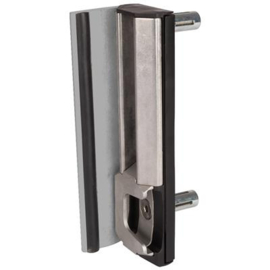 Veiligheidsslotvanger RVS voor poortprofiel 40-60 mm - slagplaat RAL 7040 Art. nr. SHKL7040QF2K prijs per Stuk(s) excl. BTW