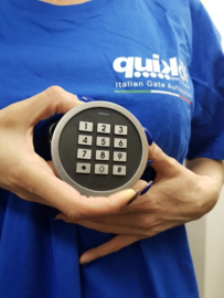 10x Codeclavier Kijzer -SK07 rond RVS Vandaalbestendig en weerbestendig. IP 67, dus werkt zelfs onder water. Art. 0225  €78,95 p/st. (QU)