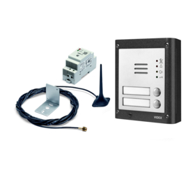 VIDEX  Audiokit GSM 4G opbouw met 2 beldrukkers Art nr. VPN503-4G