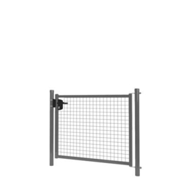 Enkele tuinpoortset met gaasvulling 1200x1000 - RAL7016 Art. nr. TPS7016120100S prijs per Set excl. BTW