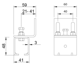23-PICCOLO~~MUURSTEUN VOOR ART. 24-P