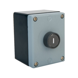 Drukknop opbouw - 1 functie - metalen behuizing. Art nr. DRM101