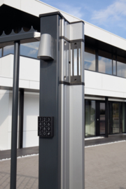 Magneetslot SET 2x MAGMAG3000 met uitvulprofiel en 3006PULL handvaten - aluminium en gecoat ZILVER Art. nr. NLINEMAGKIT3000ZILV  (TH)