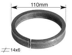 CR112~~RING - 110 MM 14X6MM
