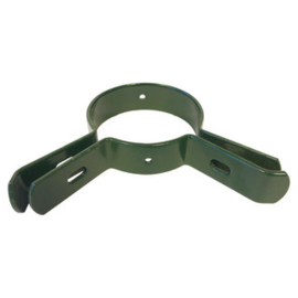 Langlip hoekbeugel met kwart Ø 89 mm met neopreen rubber - elektrolytisch verzinkt en gecoat RAL6009 Art. nr. LLHB600989NEO prijs per Stuk(s) excl. BTW