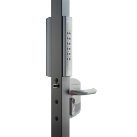 VOLTA - Opbouwslot met codeklavier LNKQ40C1LVCADR-SILVER. Art nr. COD05528 ZILV  (NE)