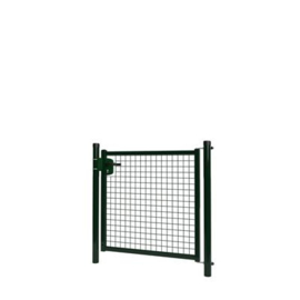 Enkele tuinpoortset met gaasvulling 1000x1000 - RAL6009 Art. nr. TPS6009100100S prijs per Set excl. BTW