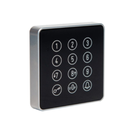 Geba codeKlavier Cody Touch zwart met zilver rand en verlichting Art nr. COD0961  (NE)