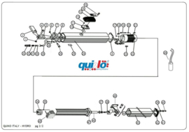 Quiko Hydro 400 onderdelen.  (HO)