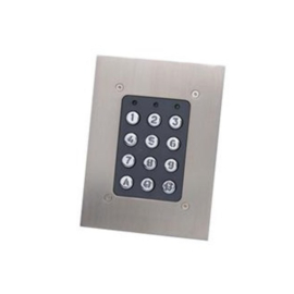 XPR codeKlavier RFID inbouw, inox RVS , plastic toetsen Art nr. COD4596  (NE)