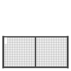 Tuinpoortvleugel 2000x1000 mm met gaasvulling - RAL7016 Art. nr. TPS7016200100  prijs per Stuk(s) excl. BTW