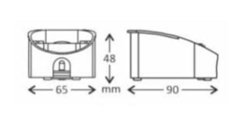 Quiko IR Sensoren, bereik 40 meter, dubbele behuizing: daardoor zeer waterdicht. toepasbaar op elk merk automatisering. Art. 4005  (QU)