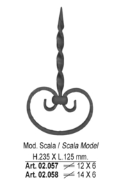 02.057~~SIERELEMENT 235X125MM 12X6MM