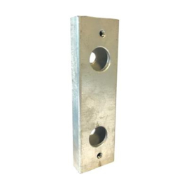 Montagekoker 50x20x170 mm t.b.v. standaard slotvanger Art. nr. OVKVV5020170S prijs per Stuk(s) excl. BTW
