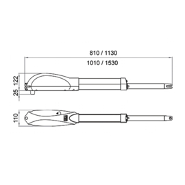 627012~~DEA Draaipoortmotor 351/EN/SC LOOK 230V