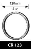 CR123~~RING 120MM - PLAT 20x6MM
