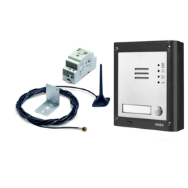 VIDEX  Audiokit GSM 4G opbouw met 1 beldrukker Art nr. VPN501-4G